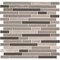 Msi Modello Grigio Interlocking SAMPLE Glass Stone Mesh-Mounted Mosaic Tile ZOR-MD-0147-SAM - alternate 1